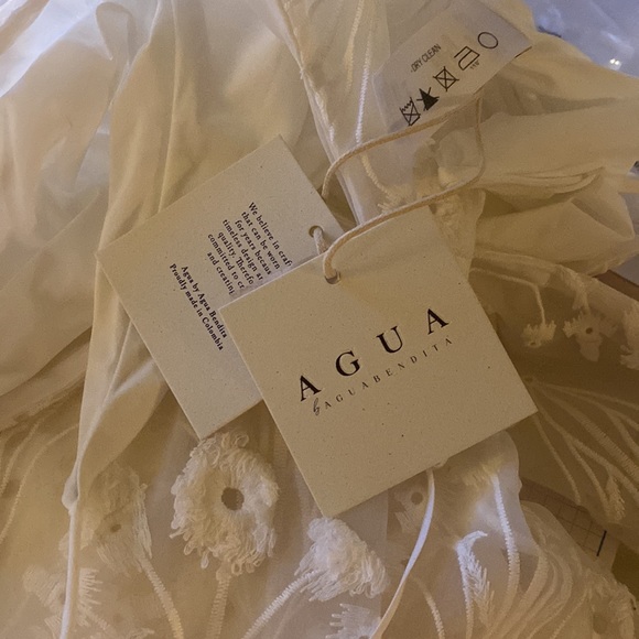 AGUA BY AGUA BENDITA Hierbaluisa Diente De Leon Amancer Maxi Dress NWT - Picture 12 of 15